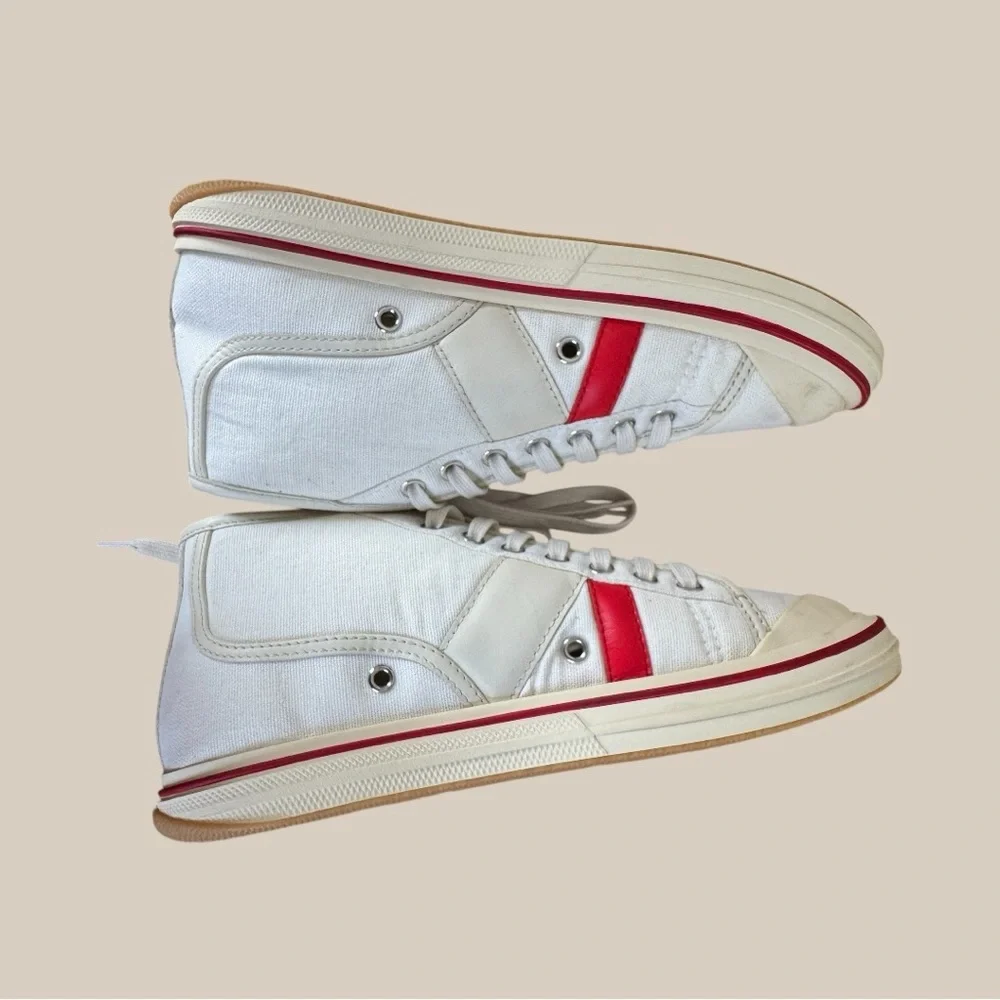 Bottega Veneta Eliot High-Top Canvas Sneakers
